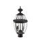 Z-Lite Westover 2 Light Outdoor Post Mount Fixture, Black & Clear Beveled 580PHM-BK - alternate 3